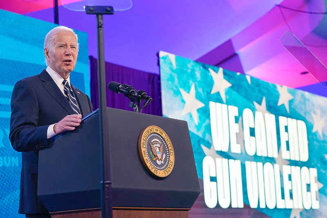 Biden speaks about gun safety after his  son is found guilty on firearms charges